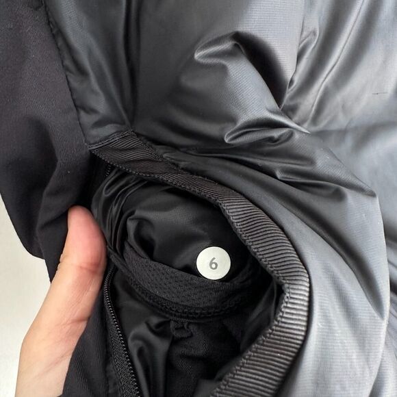 Lululemon Down Jacket Womens 6 Puffer Hooded Quilted Insulated Zip Down For Run - Picture 12 of 16